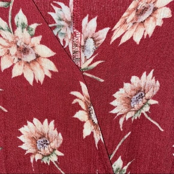 Forever 21 Long Sleeve Floral Romper Small - Picture 3 of 14